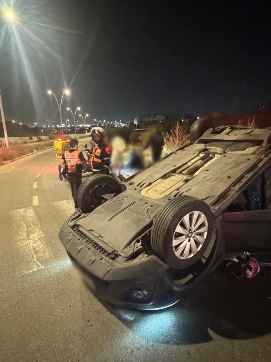 זירת התאונה. איחוד הצלה