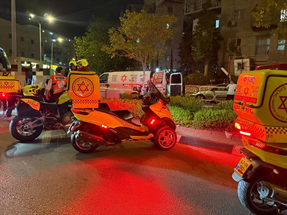 זירת האירוע. צילום: מדא הצלה דרום