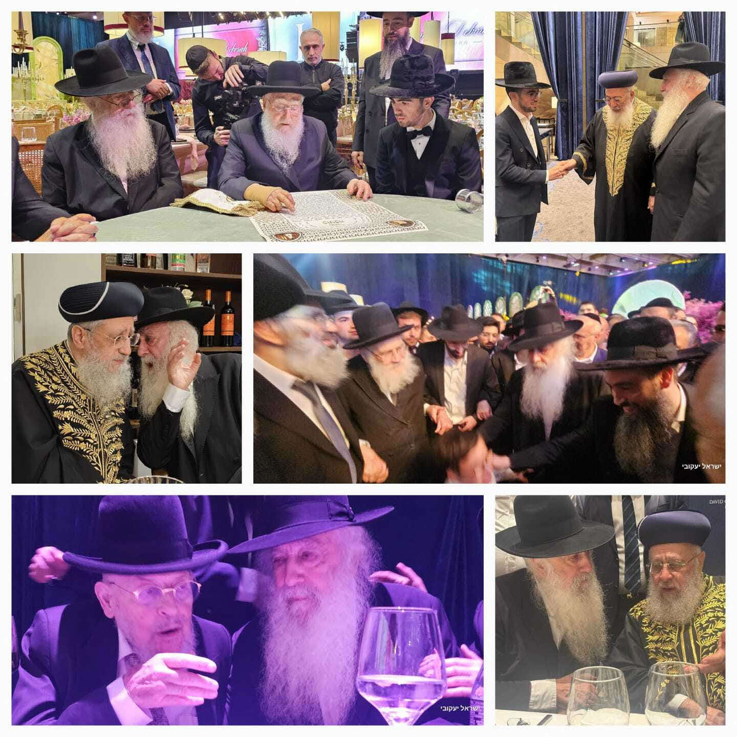 שמחת נישואי נכד רבי דוד פינטו. א מיכאלי