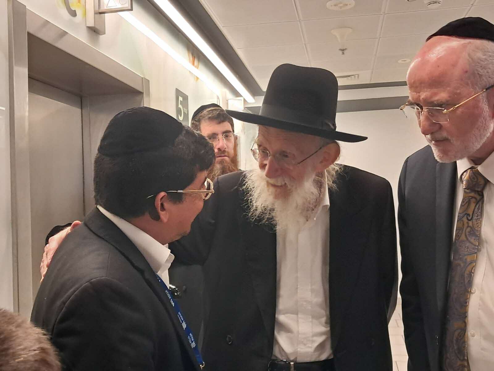 הרב גלאי עם רב ביה"ח הרב גוזלן