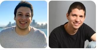 מימין רועי משמאל אלכס. הילדים של השכנים...