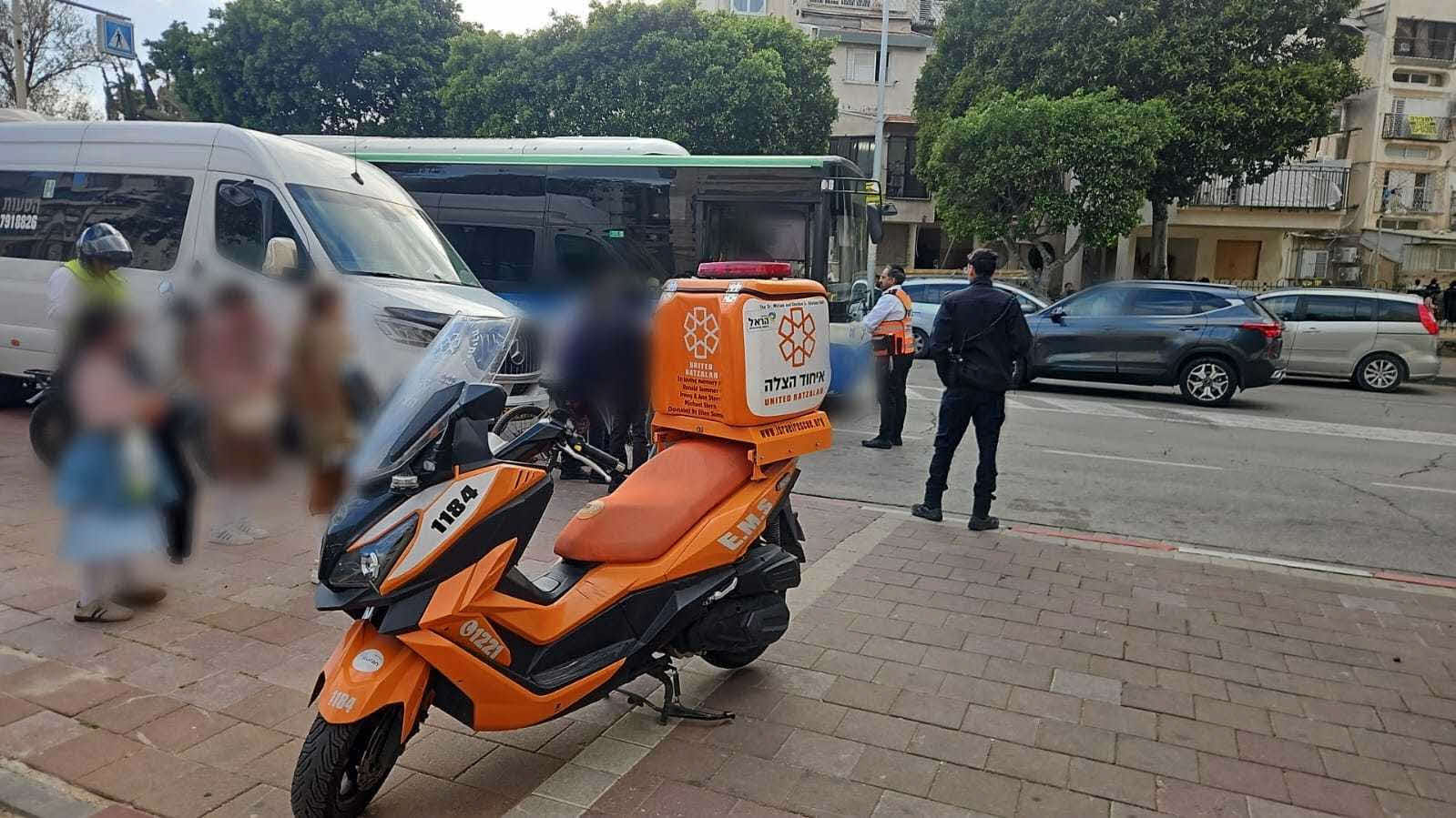 זירת התאונה. דוברות איחוד הצלה דרום