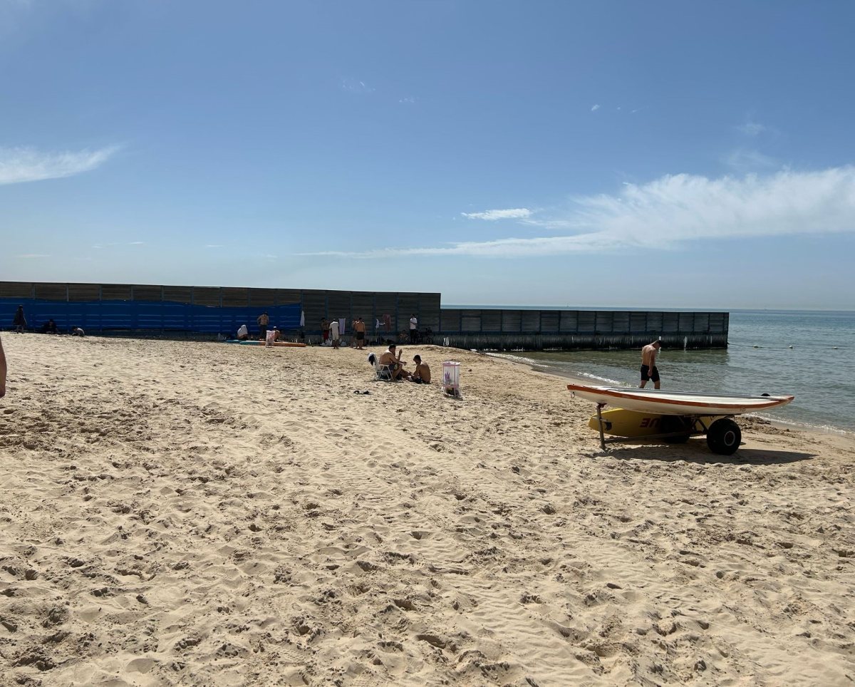 החוף הנפרד עם הפתיחה. צילום: דודו חנונה