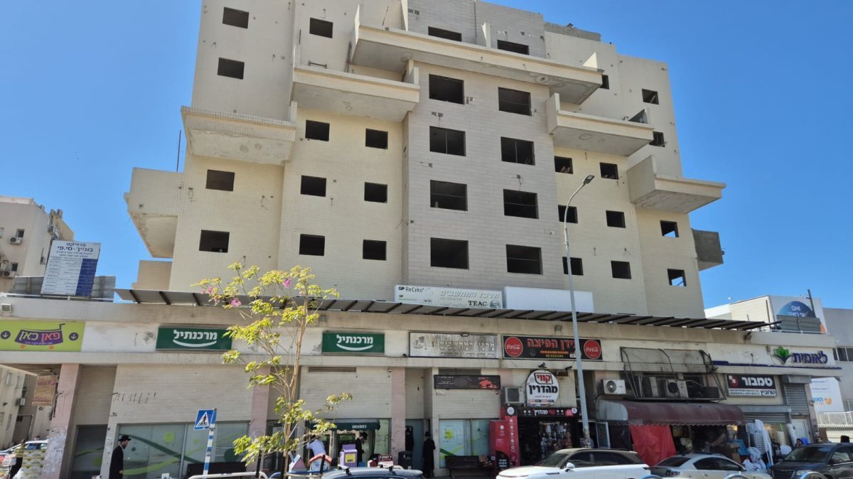 הפרויקט התקוע ברח&#39; יהודה הנשיא. באדיבות המצלם