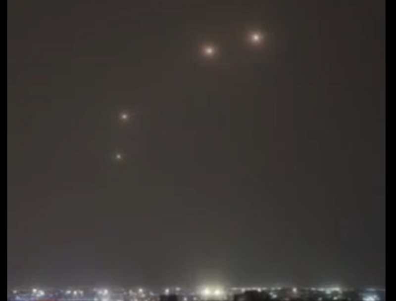 כיפת ברזל בפעולה (תיעוד מהרשתות החברתיות)