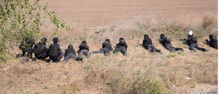 שוטרים פרוסים ב-7 באוקטובר. צילום דוברות המשטרה