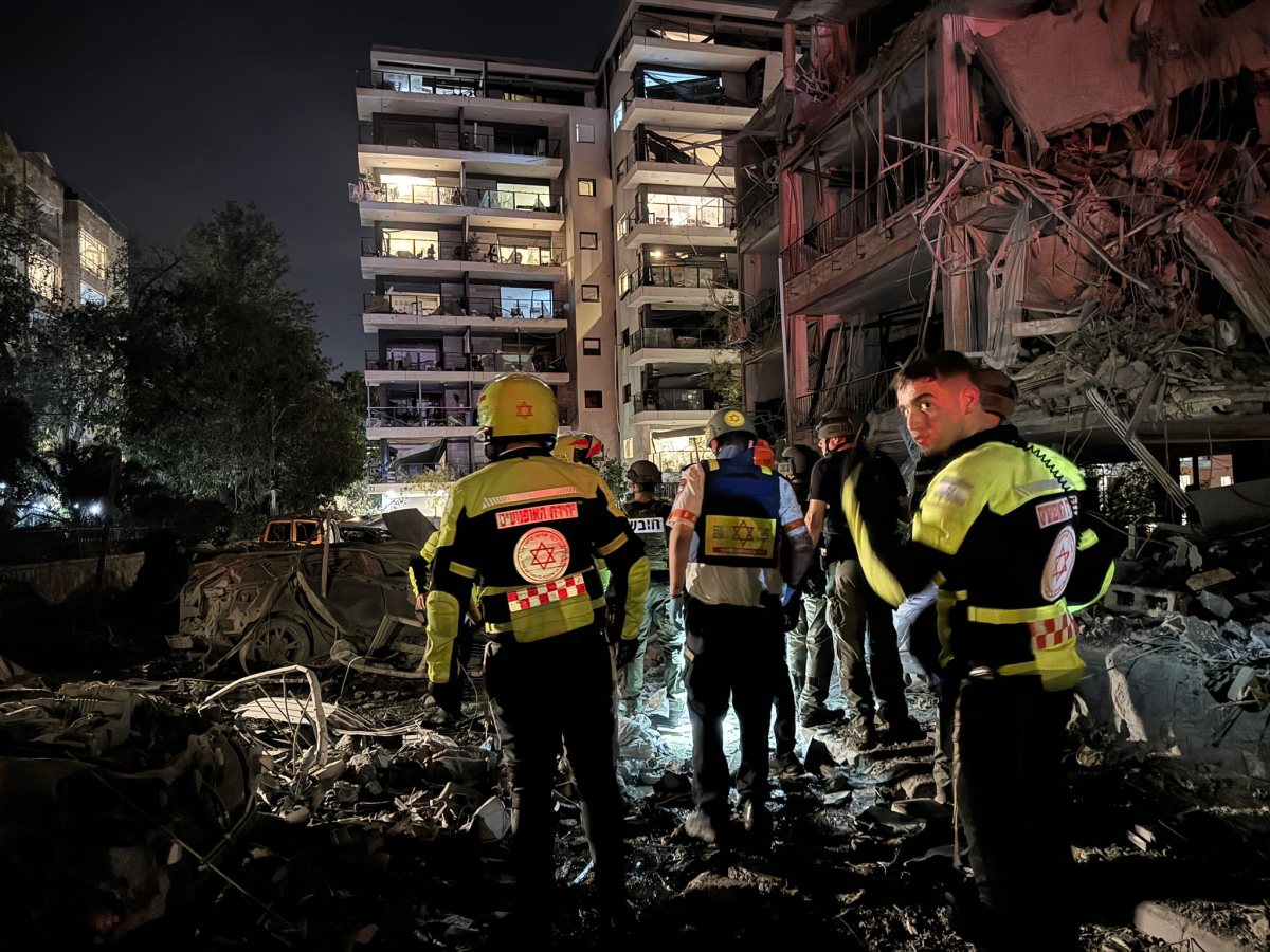 זירת הנפילה ברמת גן דוברות מד&quot;א