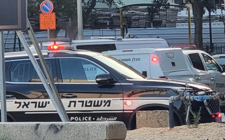 כוחות משטרה בזירת האירוע באשדוד