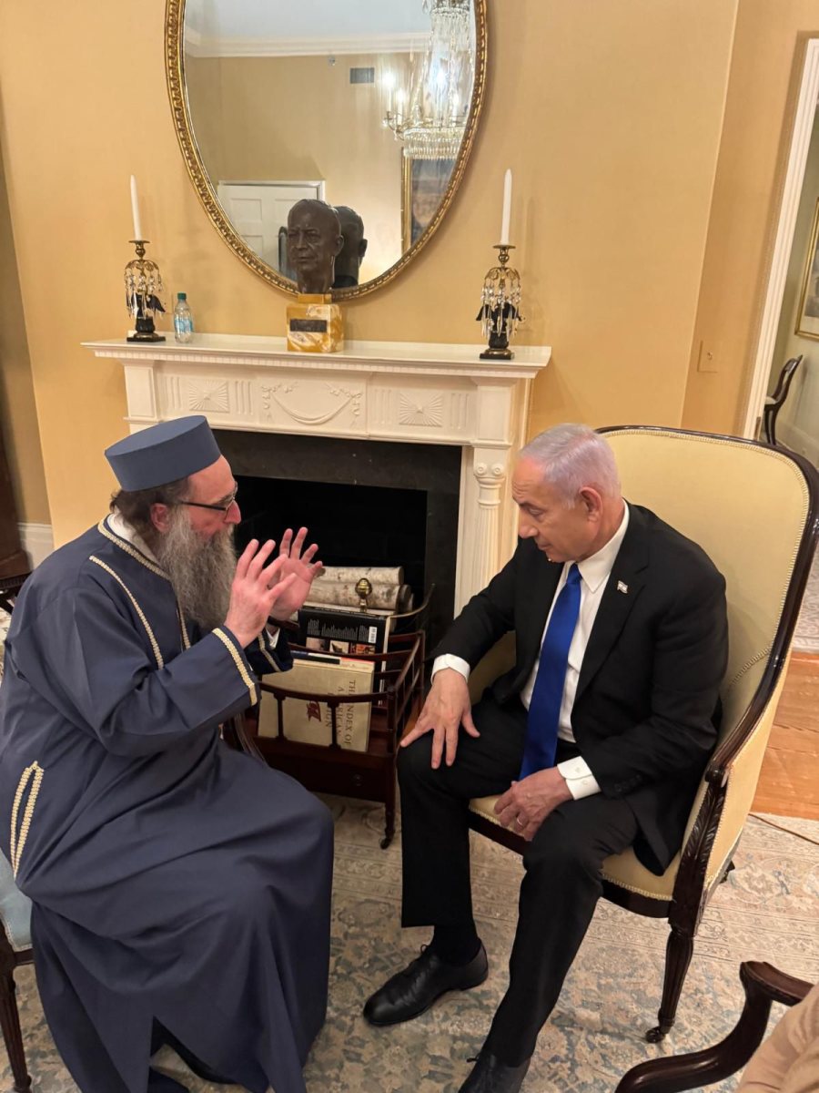 הרב פינטו עם נתניהו