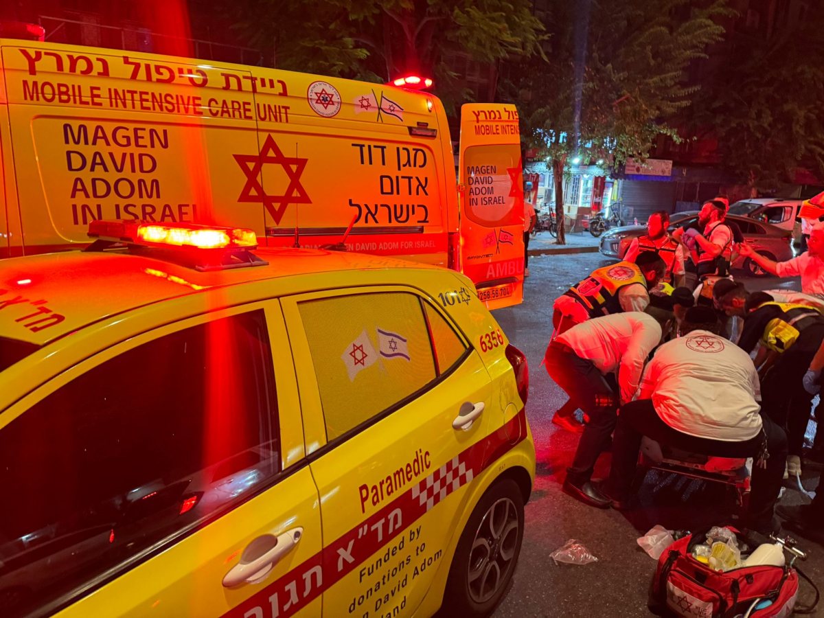 צילום מהזירה - שמחה חסיד, מד"א הצלה דרום