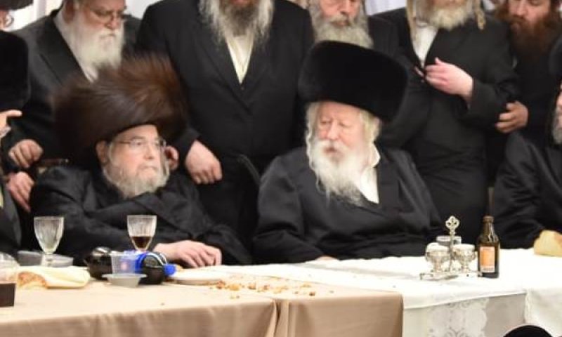 ה אדמו&quot;רים מגור ובעלזא. צילום: אנשיל בעק