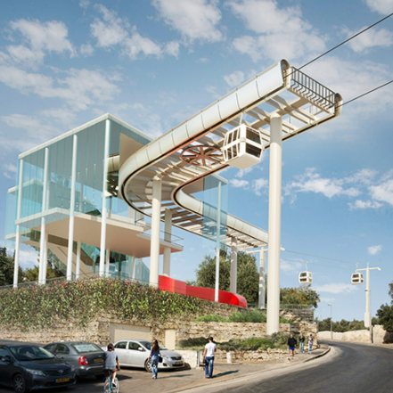 הרכבל לכותל | הדמיה: הרשות לפיתוח ירושלים