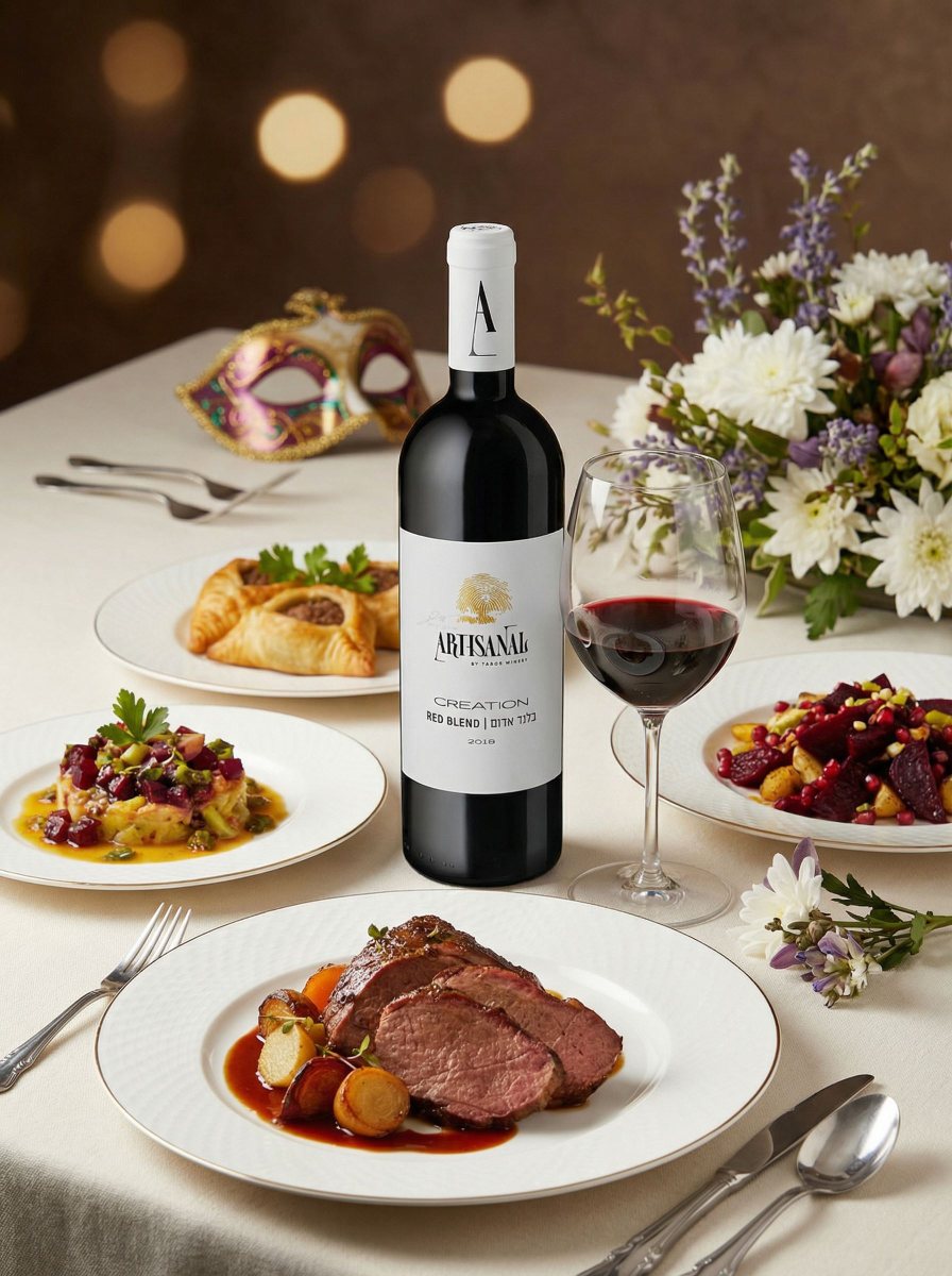 יין ארטיזנל סעודת פורים. יחצ