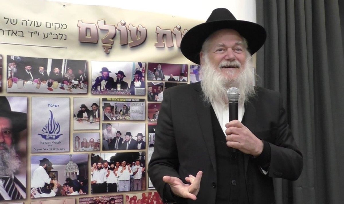 עצרת זכרון לרבי מיימון אזולאי. מ' מיכאלי