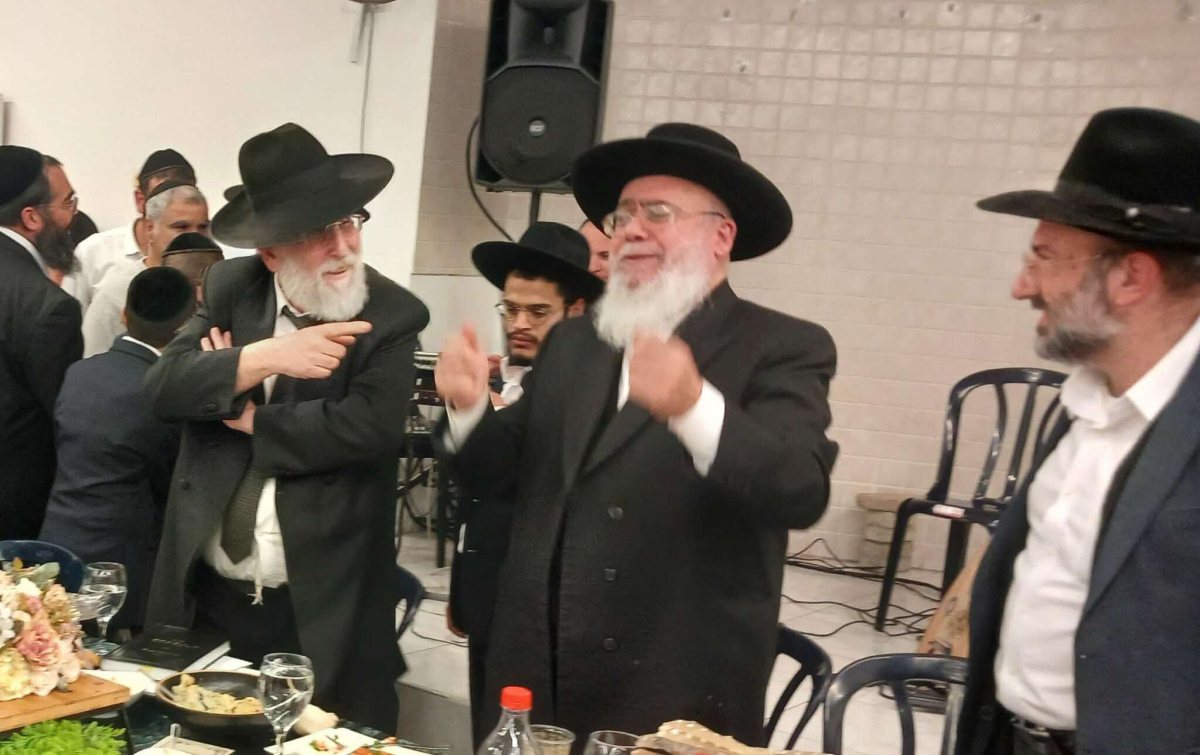 הרב שלמה דמרי בסיום השס. מ' מיכאלי