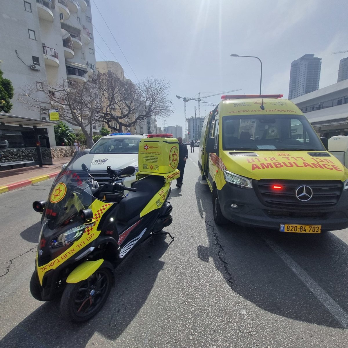 צילום מהזירה - מד"א הצלה דרום