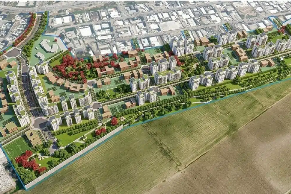 השכונה החרדית החדשה בקרית חלוצים. צפריר פרחי אדריכלים