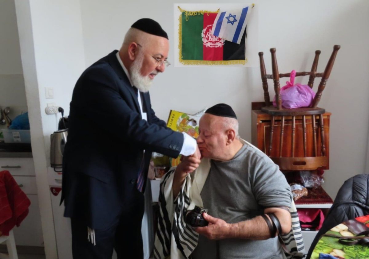 היהודי האחרון מאפגניסטן השתקע בעיר. צילום: א' מיכאלי