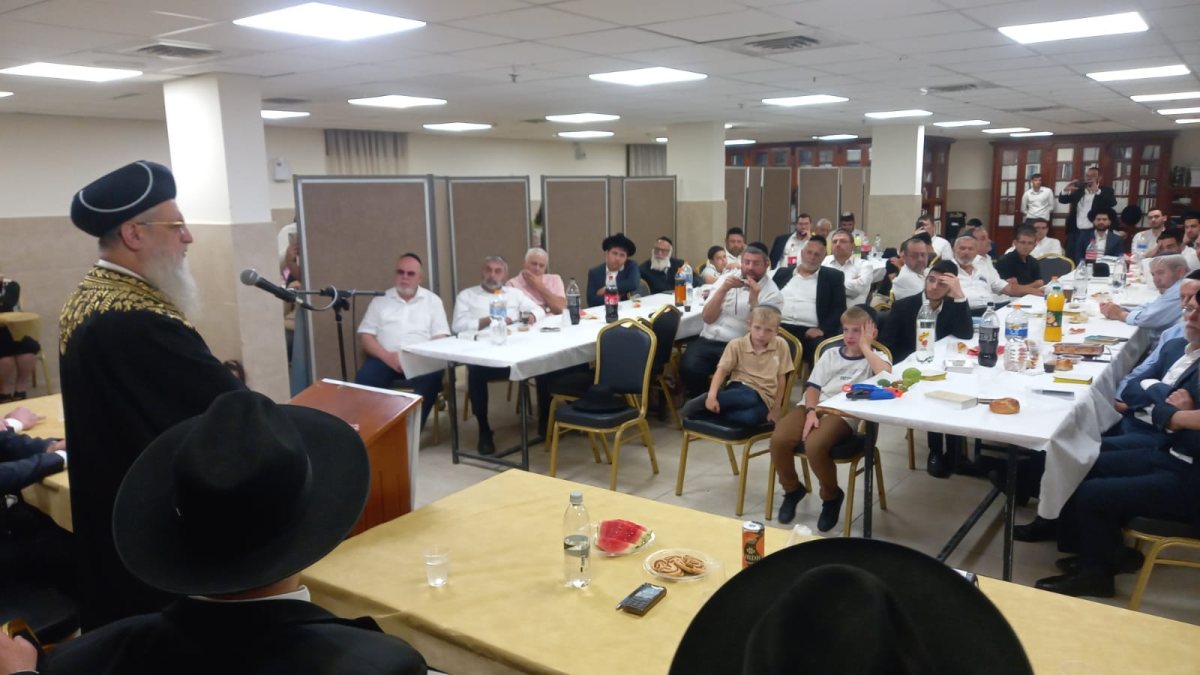 עצרת זכרון לרבי אליהו כהן זל. א' מיכאלי