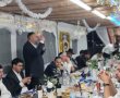 מוצאי יום טוב ראשון: מי נכח בסוכתו של אמסלם?