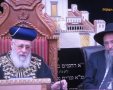 הראשלצ לצד הרב המתחיל. צילום מסך