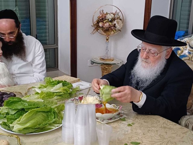 הרב חיים פינטו במימונה. א' מיכאלי