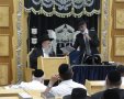 הגאון רבי דוד יוסף שליט"א בשיעור. צילום: שוקי לרר