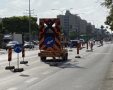 הכביש החסום בשדרות ירושלים