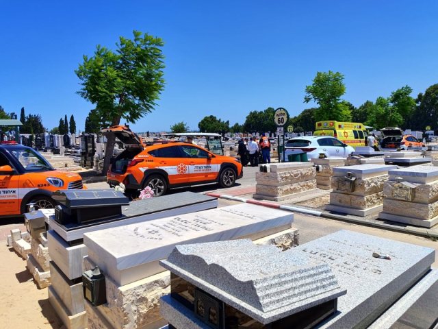 הפינוי מבית העלמין. איחוד הצלה
