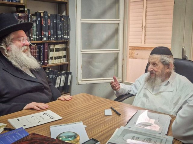 רבי נחמיה אלתר במיון הגר"ד. קרדיט: זמן אמת