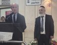 ראש העיר והרב דהן בהלוויה. מ' מיכאלי