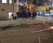 צפו בהסלמה: אש ופינוי בכוח בצומת בר אילן