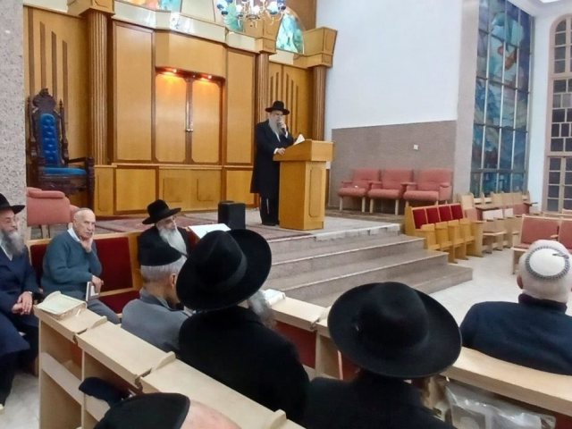 עצרת מספד אבוחצירא. א' מיכאלי