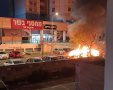 שריפת כלי הרכב הלילה במרכזון ט'