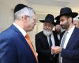 בתמונה: הרב דהן עם השר מלכיאלי ומנכל לשירותי הדת יהודה אבידן. צילום: א. מיכאלי