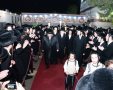 הרה"צ בכניסה לישיבה. צילום: יוסי לוי