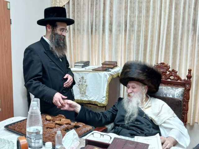 ר דוד רוזנברג אצל האדמור מטשארנאביל. א' מיכאלי