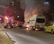 רכב של שירות בתי הסוהר עלה באש באשדוד; חשד להצתה