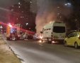 רכב שירות בתי הסוהר שעלה באש הערב