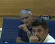 אריה מימון בדיון - רגע לפני פיצוץ הישיבה (פייסבוק עיריית אשדוד)