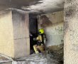 שריפה פרצה בבניין מגורים ברובע ו'