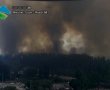 "להבות בגובה 30 מטר": צפו בשטח הבוער בהרי ירושלים (וידאו)