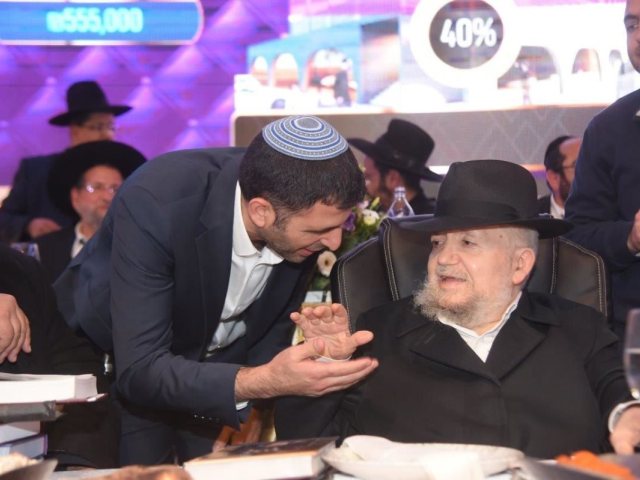 ההילולא בברכיה בראשות הגרמ מאזוז. מ' מיכאלי