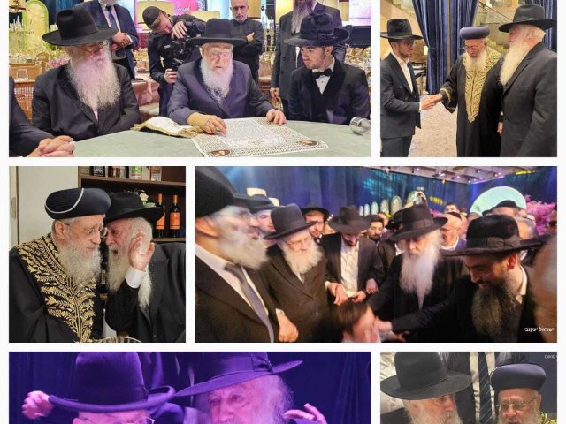 שמחת נישואי נכד רבי דוד פינטו. א מיכאלי