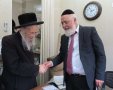 הרב דהן עם הגרח"פ הורביץ. מ' מיכאלי