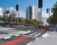 השינויים הצפויים בהסדרי התנועה בכיכר השפיץ. קרדיט: דגנס בע״מ