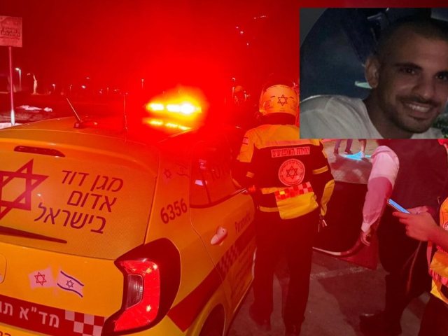 זירת הרצח של משה יאגדרוב באשדוד (צילום מהזירה - שמחה חסיד)