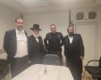 הרב וובר והרב טננהויז בפגישה עם סגן מפקד משטרת לכיש