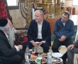 ראש העיר בבית משפחת שטרית: "נהגתי להגיע בכל ר"ח לסעודות שערך רבי רפאל"