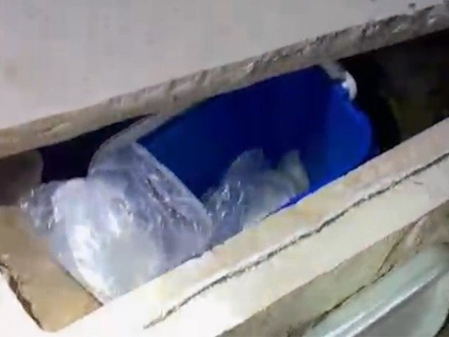סמים בקבר באשדוד -צילום משטרה